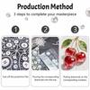 Вишневая жемчужная картина ручной работы DIY жемчужная арт-картина наклейки домашний декор подарки