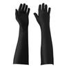 Long Gloves Stretchy Sun Protection Soft Breathable Black Elbow Length Gloves for Wedding Party