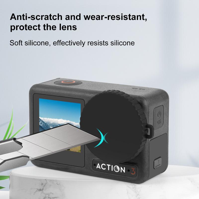 Силиконовый чехол для экшн-камеры Action 5 Pro 4 3, защитная крышка корпуса с крышкой для объектива, силиконовый резиновый протектор, аксессуары