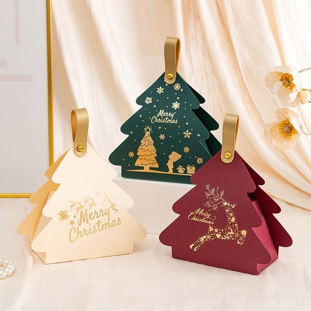 10PCS Compact Candy Gift Box Triangle Shape Party Favor Box New Gift Boxes with Handles Party Favor