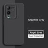 Angel Eyes Square Liquid Silicone Back Cover для VIVO V25 Pro 5G Global Phone Case VIVOV25Pro VIVOV25 V25Pro Soft Shield Armor