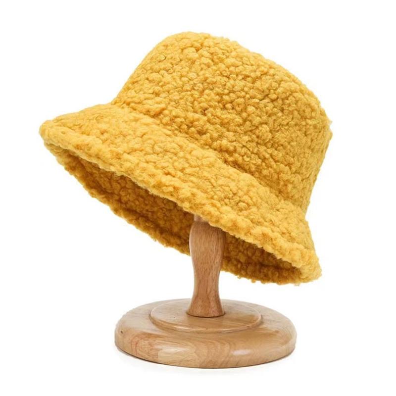 Меховая панама из искусственного меха ягненка, зимняя теплая бархатная шапка, кепки для женщин, женская панама для отдыха на природе, шляпа рыбака