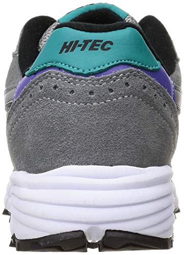 Hi-Tec SHADOW TL Forest Sneakers, Grey/Teal/Purple, Size 23.0 cm