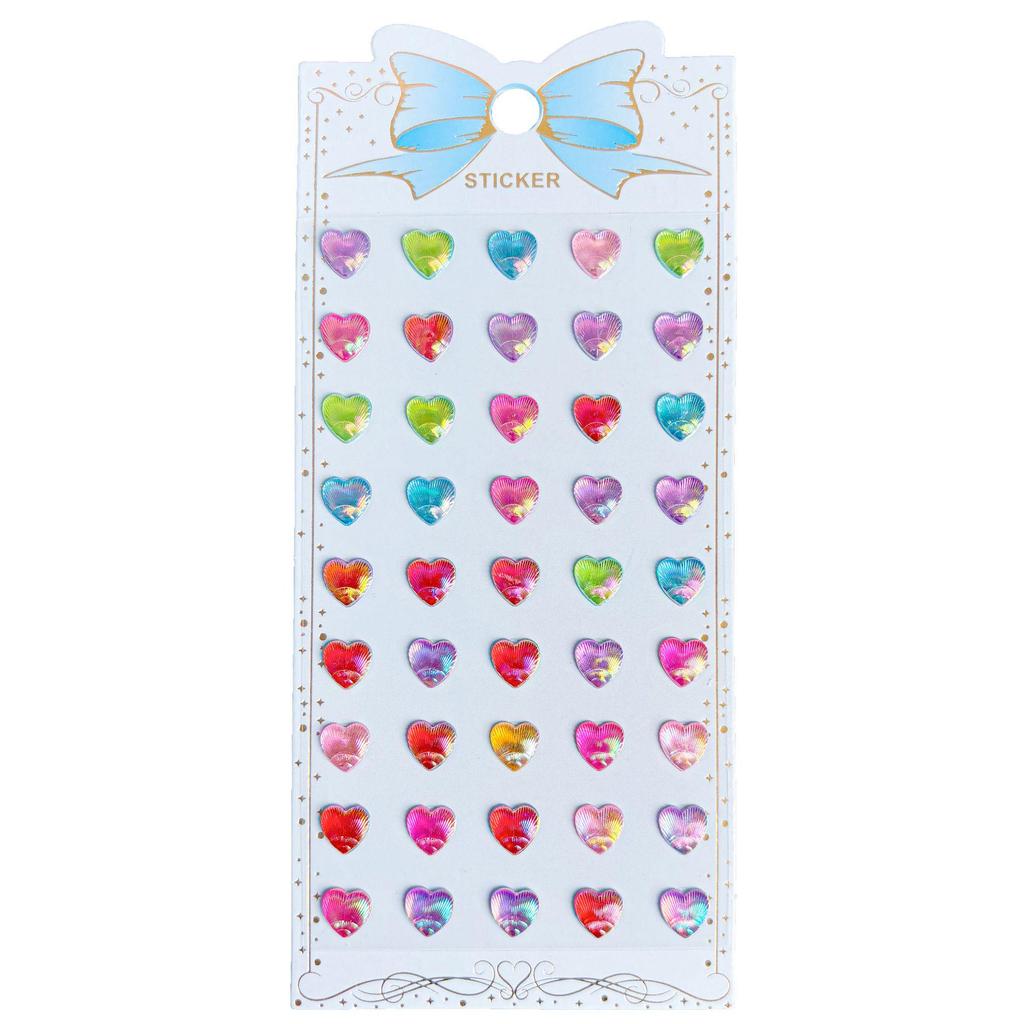 Детские наклейки-кристаллы с драгоценными камнями для DIY - Фигуры с бриллиантами ручной работы для макияжа и украшения для девочек