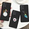 Черный чехол для телефона «Маленький принц» для Samsung Galaxy A71 A11 A12 A13 A32 A52 5G A22 A72 A21s A51 4G A52s A33 A53 A41, сумка