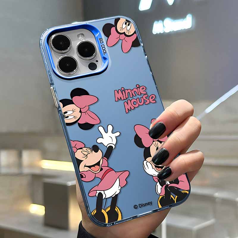 Милый Чехол Микки Минни Для 17 Air 16E 16 15 14 13 12 mini Pro Max Plus Цветной Чехол для Телефона