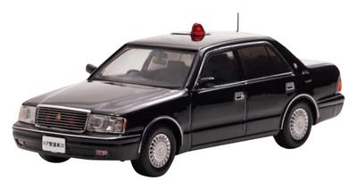 Масштабная модель Toyota Crown 1998 года Департамент безопасности Штаб-квартиры полиции Охрана VIP Готовая модель RAI'S 1/43 (JZS155Z) Транспортное средство,