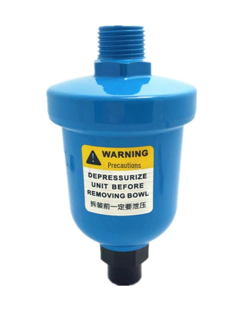 Полностью алюминиевый пневматический AD402-04 масло-влагоотделитель с автоматическим мини-стаканом для слива AD20A.