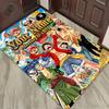 Name Custom Luffy Zoro Anime Carpet Rug for Living Room Bedroom Home Sofa Decoration,Kids play Non-slip Floor Mat