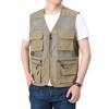 Vest for Men New Men's Vest Summer Multi Pocket Photography Fishing Vest Breathable Vest Work Jacket Top