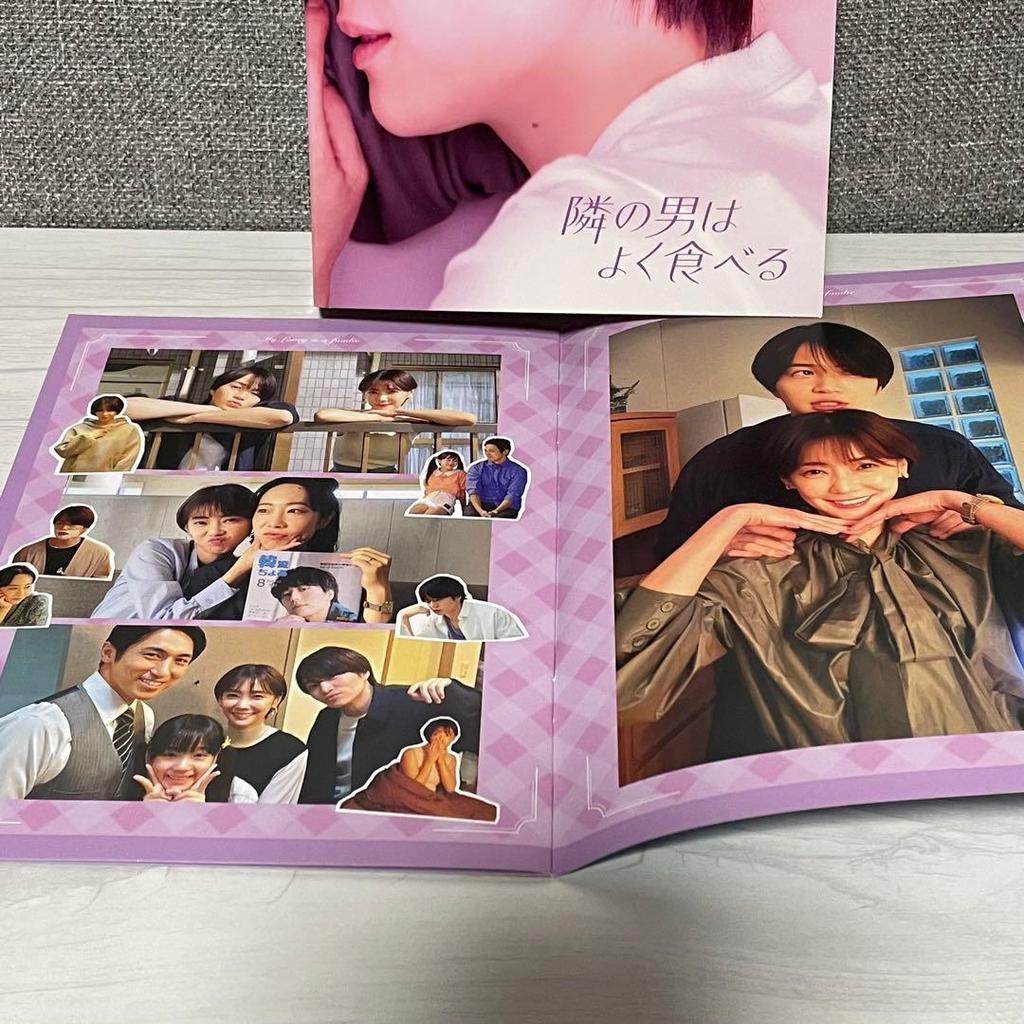 [USED] The Man Next Door Eats a Lot Blu-ray Box Set (First Press Bonus) Pouch Clear File, Etc.