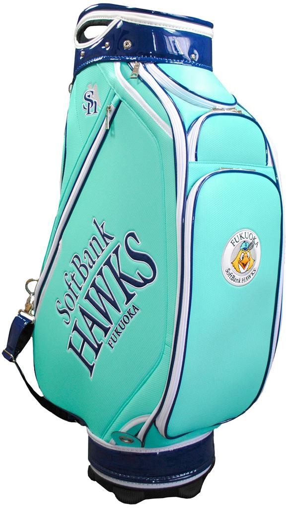 LEZAX Fukuoka Softbank Hawks Type Caddy Bag Hawk Festival 2023 Model Emerald Green 10.0 SBCB-3487