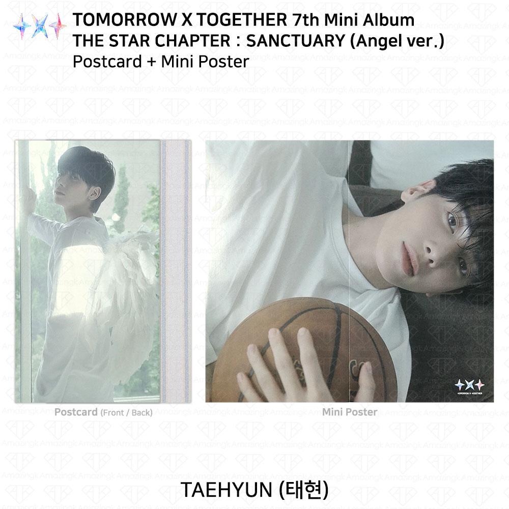 TXT 7-й мини-альбом The Star Chapter SANCTUARY Angel ver Фотокарта Постер Набор открыток