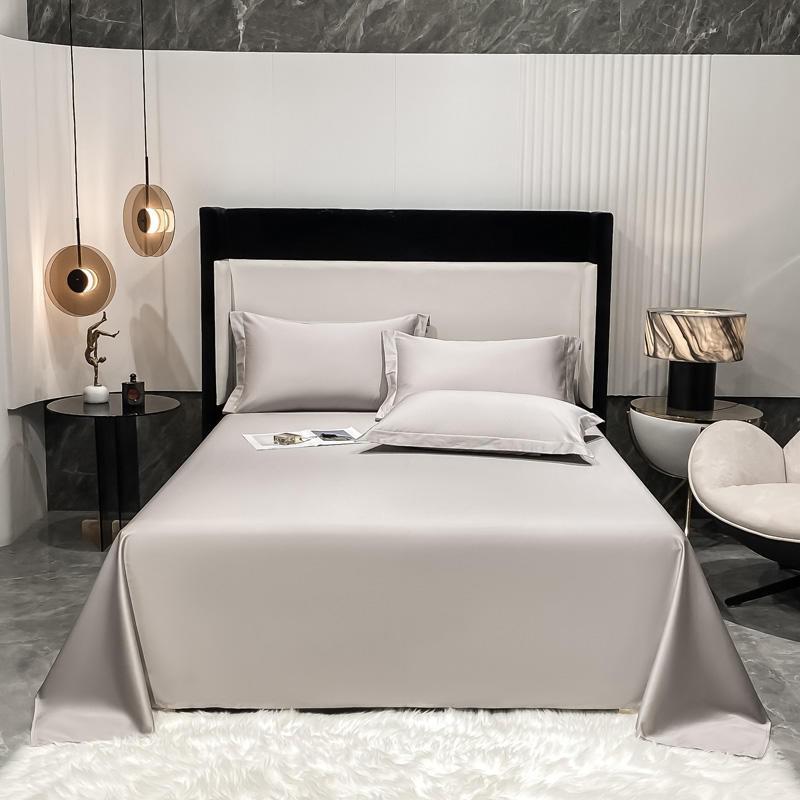 Роскошная простыня из 1000TC египетского хлопка, плоская/на резинке, Elegant Comfort Premium, гостиничного качества, 1 шт., покрывало, не мнется, легко стирается