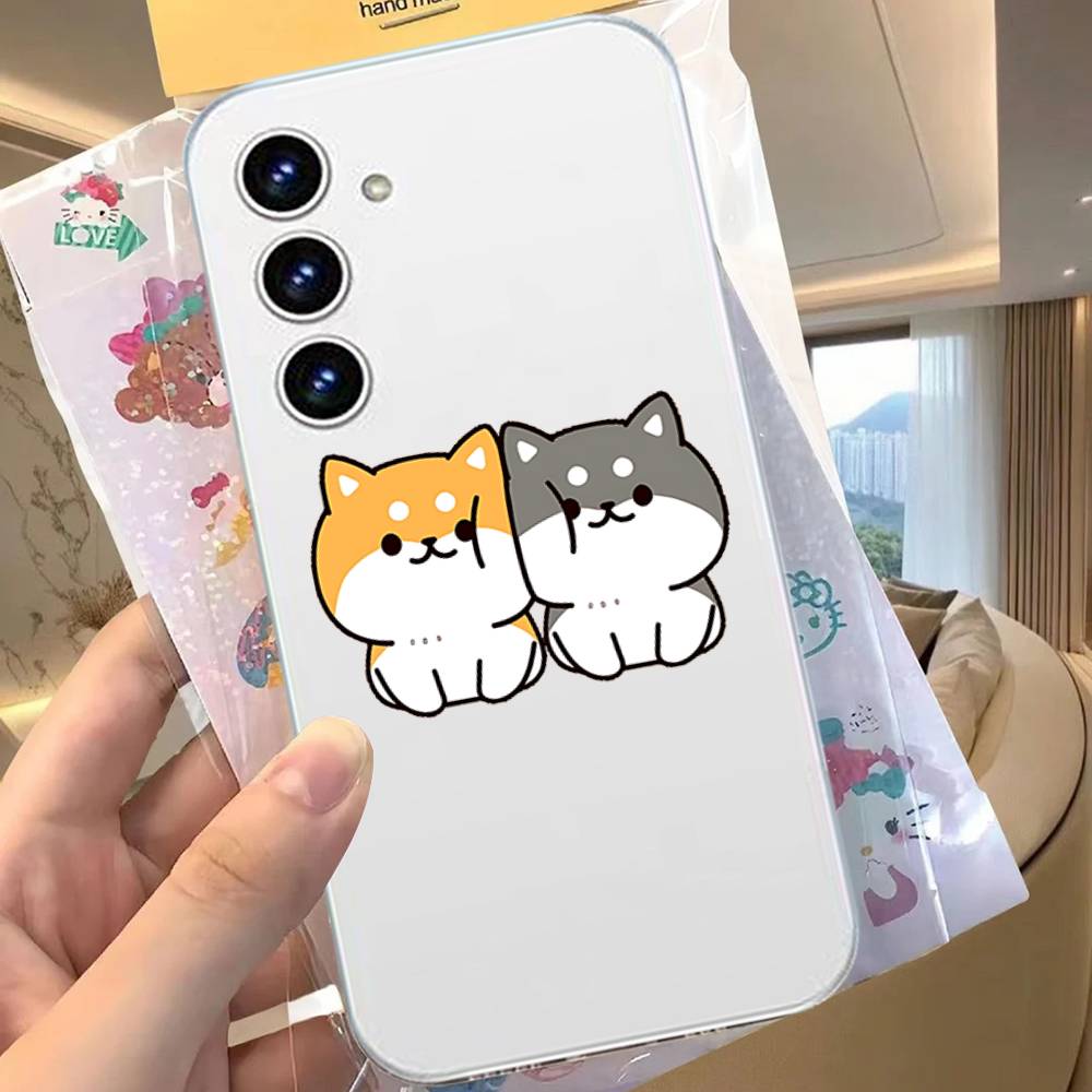 Чехол для телефона S-Shiba I-Inu для Samsung Galaxy Прозрачная крышка A52 A12 A51 S21 Edge S22ULTRA S23 S24 S20LITE Plus Ultra