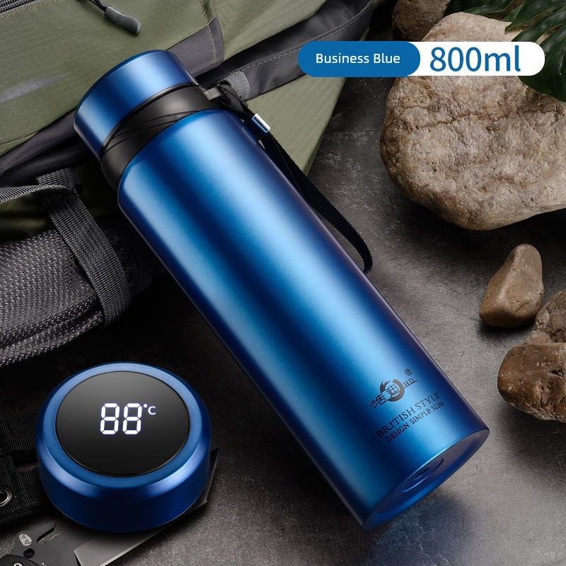 Haodi Intelligent 304 Stainless Steel Large Capacity Vacuum Cup for Men and Women Student Portable Outdoor Business Tea Making Water Cup