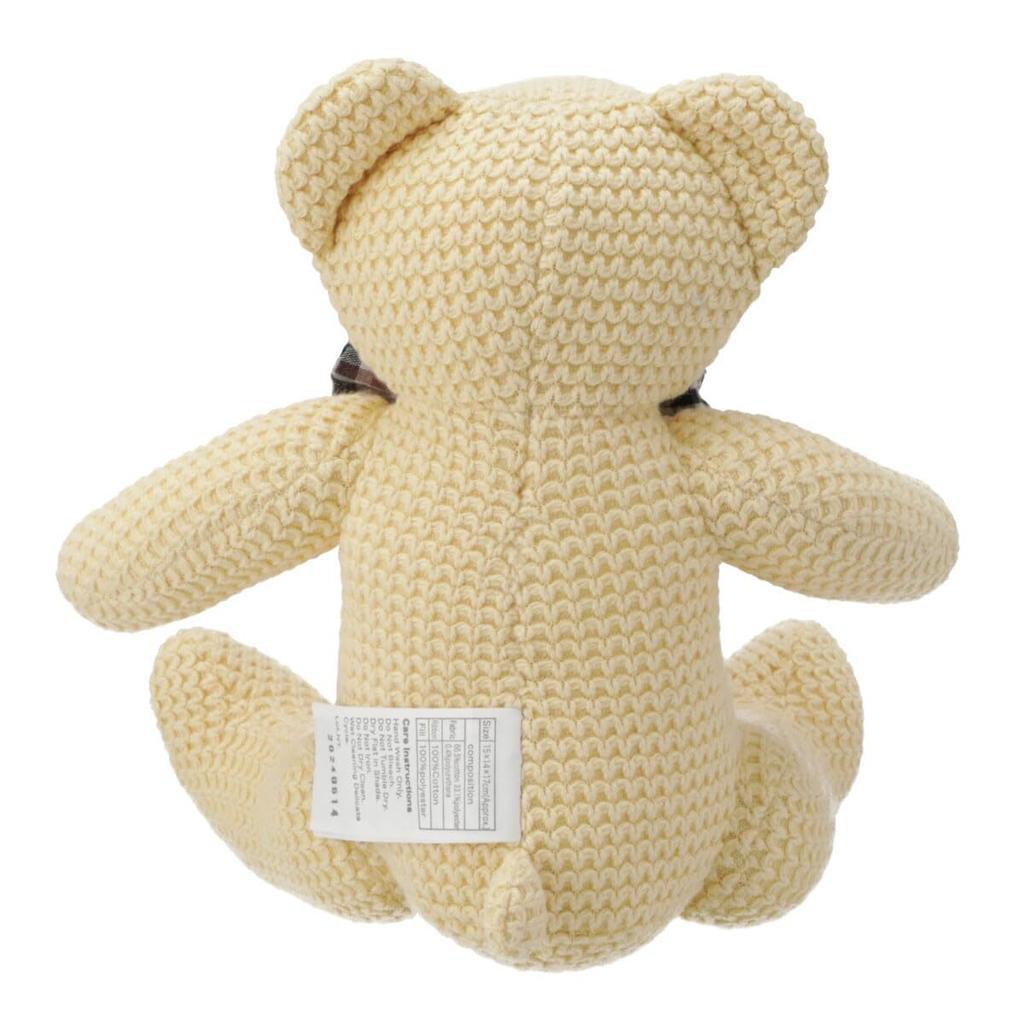 Nitori Knitted Tie Bear Plush Toy YE QT06 2116100001941