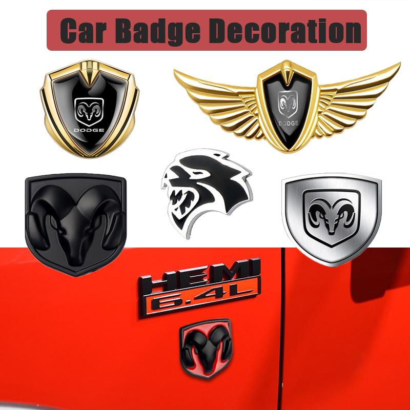 Multiple Choices Cool Design Car Metal Emblem Decals Badge Sticker Decor Accessory For Dodge Durango Caliber Dakota Neon SXT SRT T777