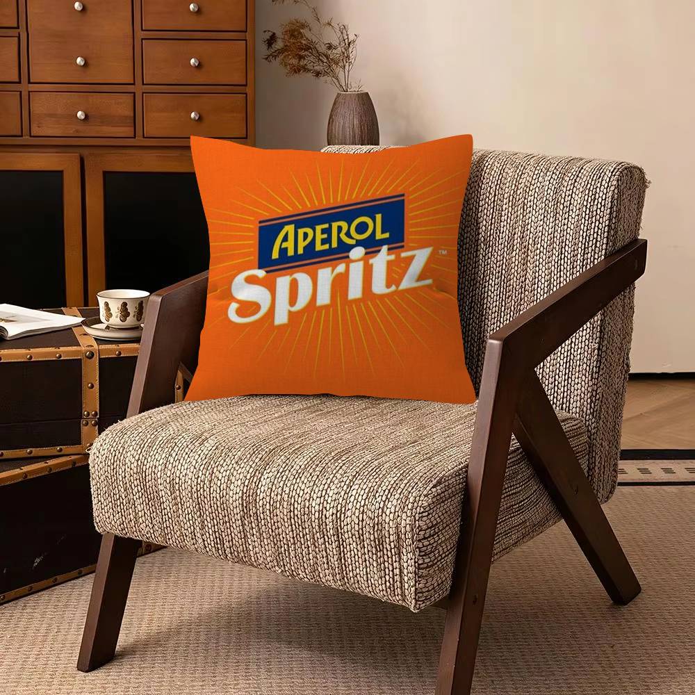 Fashion art Brand Decorative Room Aesthetics Pillow Case Home Decor Bedroom Sofa Bed Pillow Cover x AAperol SSpritz