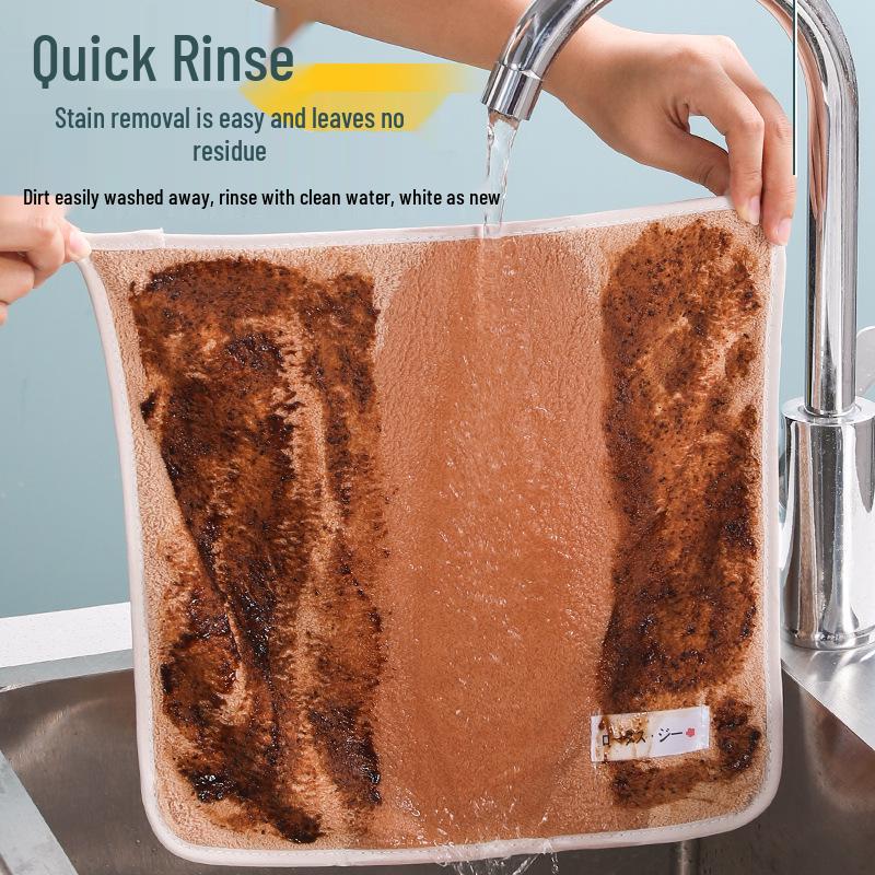 Нелипкая масляная салфетка: Впитывающее, Ленивое Полотенце для Уборки для Кухни, Стекла и Стола - Не Линяет