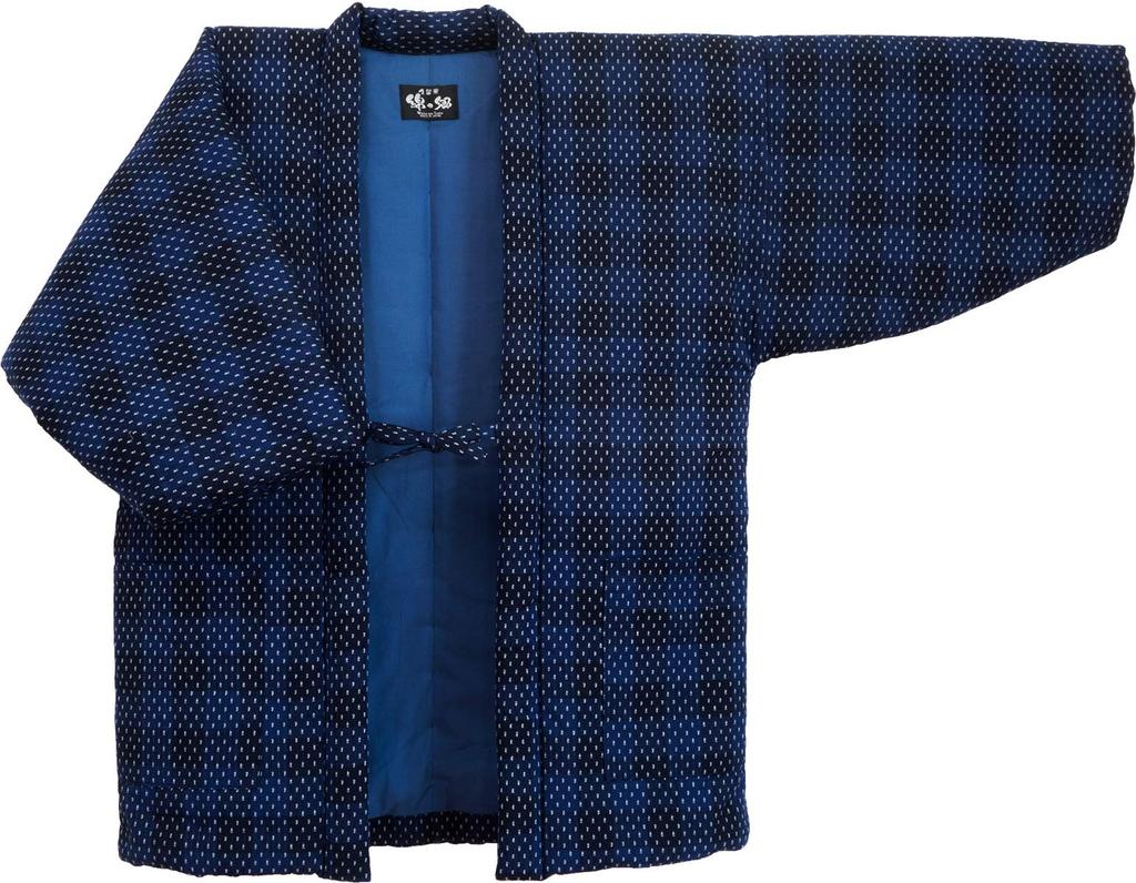 Watanosato Hanten Arare Lattice Weave with Cotton for Men Made In Japan Made In Kurume Size Blue (Free (M~L), Lattice)