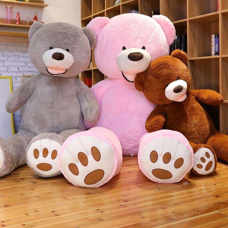 Прекрасный гигантский американский медведь, плюшевые игрушки, мягкие игрушки, плюшевый мишка, кукла, подушка для детей, популярный подарок на День святого Валентина для девочек