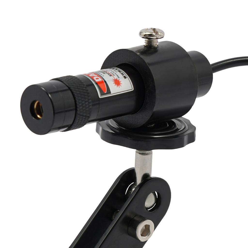 Красный линейный лазерный указатель, 100 мВт 650 нм регулируемый лазерный уровень для деревообработки, пошива одежды, резки и позиционирования машин