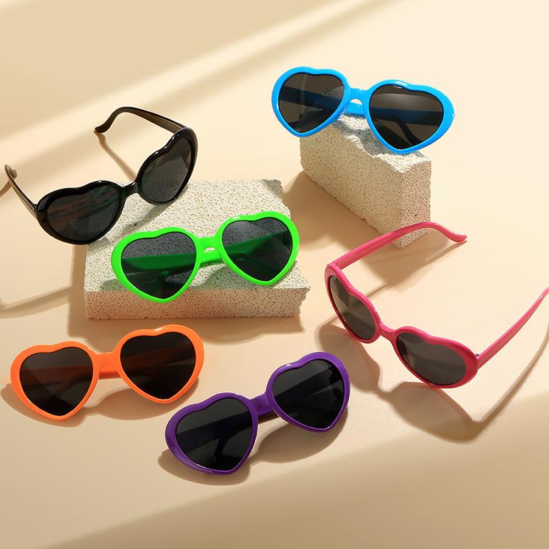 UV400 Protection Heart Sunglasses Halloween Beach Shades Fashion Women's Accessories for Women