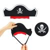 5/10/20pcs Pirate Eye Patches Skeleton Eye Mask Felt One Eye Skeleton Captain Eye Patches for Halloween Pirate Theme Party Decor