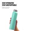 Stainless Steel Water Bottle – BPA-Free, Leak-Proof & Rust-Free Metal Bottle with Handle – Lightweight, Food-Grade, Easy to Clean – Ideal for Office.