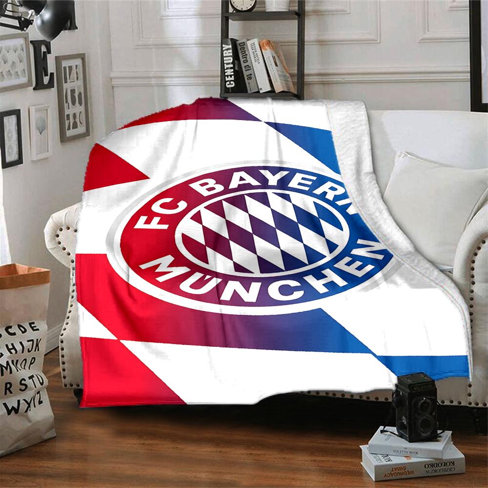 Bayern Munich Crest Blankets Flannel Printed Breathable Warm Throw Blanket for Home Office Bedspreads 0708a118