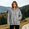 Женская повседневная толстовка с капюшоном для весны и зимы