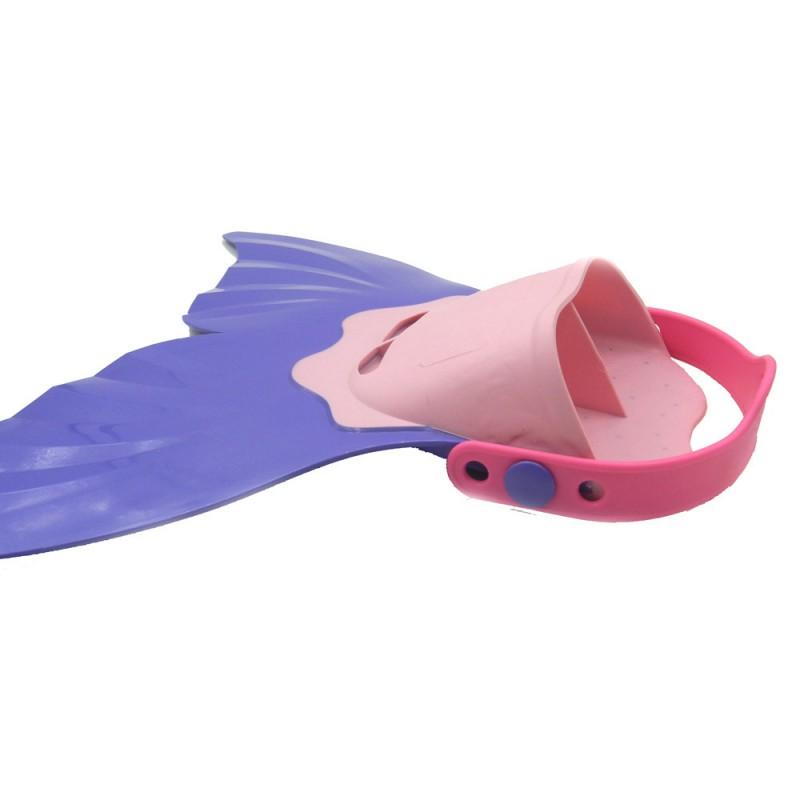 Kids Mermaid Tail Swim Fin Set Indoor Pool Training Deep Snorkeling Practice