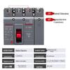 Автоматический выключатель Delixi CDM3S-1250F/4300 1000A 1250A 3-фазный 4P Электрический воздушный выключатель