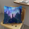 Movie F-Flow Cat Pillow Covers Cartoon Sofa Decorative Home Double-Sided Printing Short Plush Cute Cushion Cover