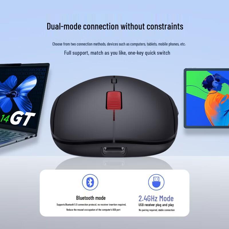 Lenovo AI Умная беспроводная двухрежимная мышь N911S