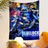 "Персонажи аниме Blue Lock играют в футбол" Узорчатый гобелен для домашнего декора, подходит для спальни и гостиной, подарок