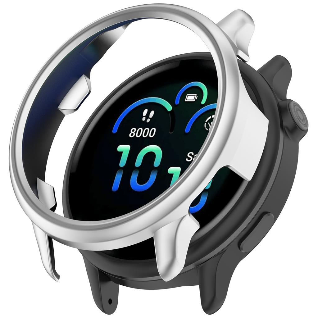 For Garmin Vivoactive 6 Half Coverage Hollow-Out Protective Cover PC Watch Frame Case