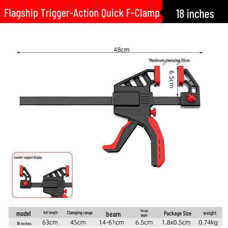 Набор быстрозажимных столярных струбцин