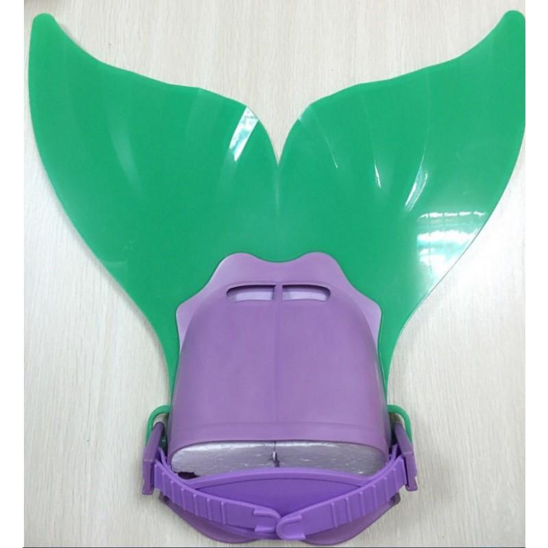 Kids Mermaid Tail Swim Fin Set Indoor Pool Training Deep Snorkeling Practice