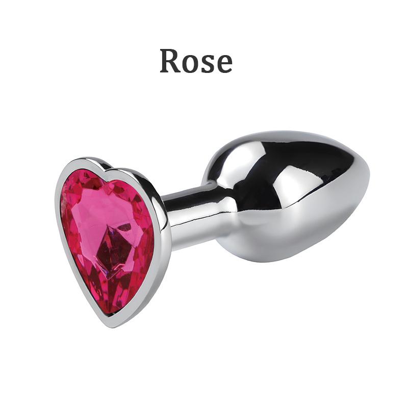 Анальная пробка, секс-игрушки из нержавеющей стали, Анальная пробка, хвост, кристалл, ювелирный тренажер для женщин и мужчин, анальный фаллоимитатор Runyu, секс-шоп для взрослых
