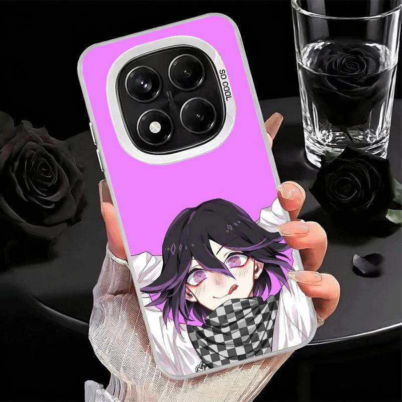 Мягкий чехол для телефона аниме D-Danganronpa для Xiaomi Redmi Note 13 14 15 Pro Plus 12S 12 11S 11 11T 10S 10 Ударопрочный чехол Задняя панель