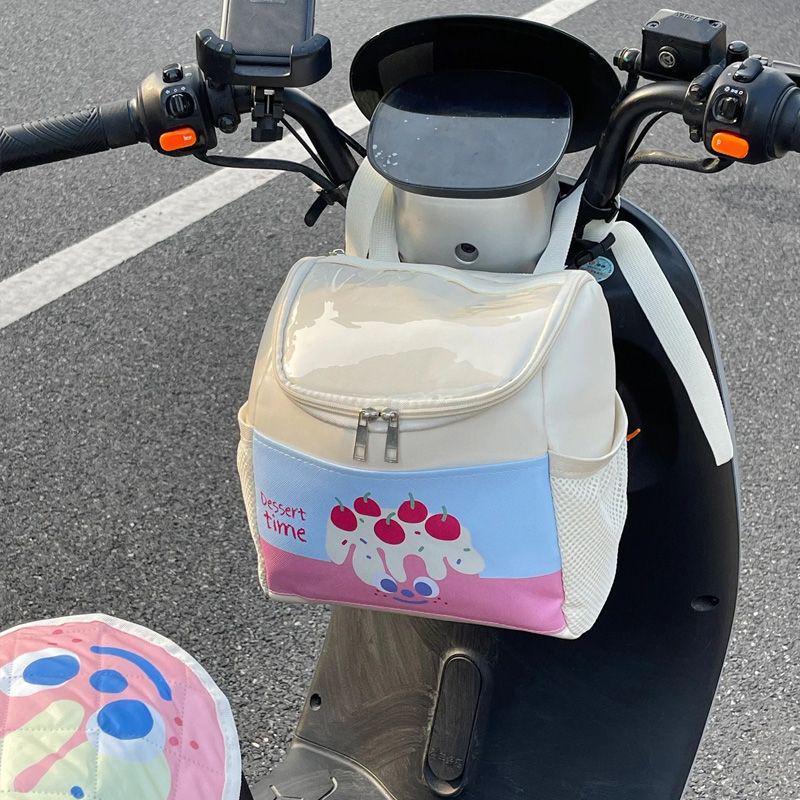 Waterproof Front Hanging Storage Bag for Electric Vehicles and Bicycles