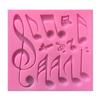 Candy Mold Heat Resistant Food Garde Silicone Music Note Symbol Biscuit Template Baking Tools