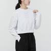 Nike Толстовки Женские Белые С Круглым Вырезом Утепленные Обычные DM7658-100