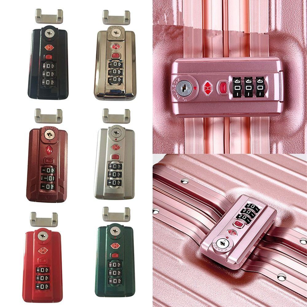 Кодовый замок для чемодана, багажа, 3-значный кодовый замок, таможенный парольный замок