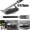 Barbecue Grill Bbq Brush Clean Tool With Deluxe Handle Stainless Steel Bristles Non-Stick Cleaning Brushes Barbecue Accessories