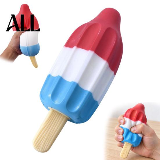Сенсорные игрушки-антистресс Ракета Мороженое Сжимаемая игрушка, Милая форма эскимо Мягкие инструменты для снятия стресса Прыгающий мяч для облегчения, Подарок Детям Взрослым Облегчение