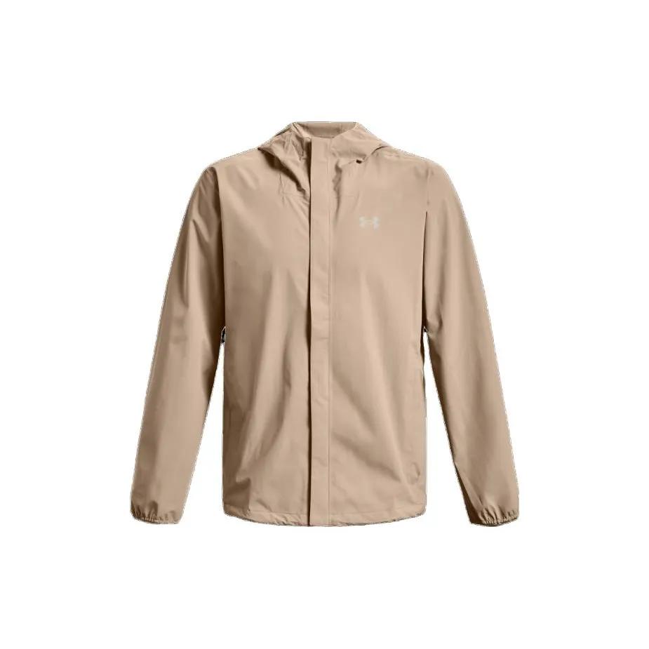 Under Armour Stormproof Jackets Men's Desert Brown Hooded Moderate Other (Unisex) Jackets 1376066 236