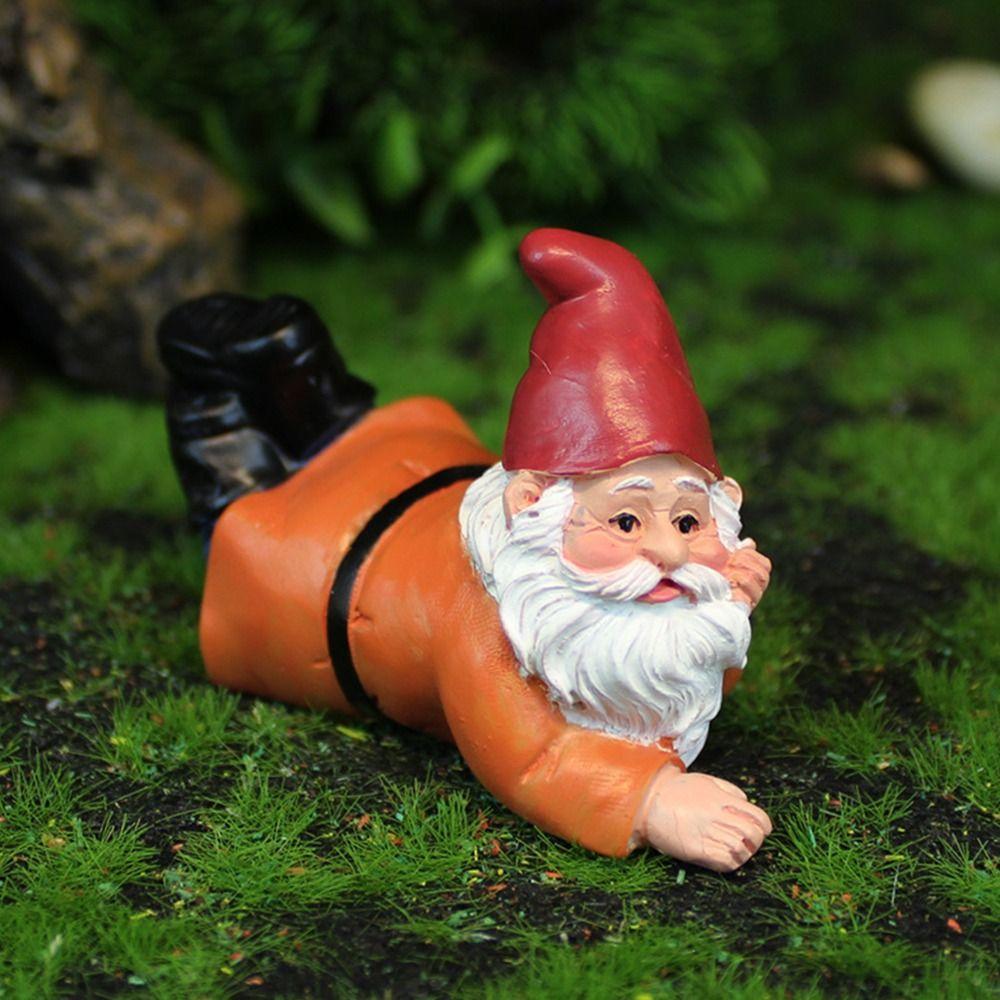 Landscape Bonsai Ornaments Fairy Garden Miniature Gnome Figurines Cartoon Animal Resin Dwarf Statue